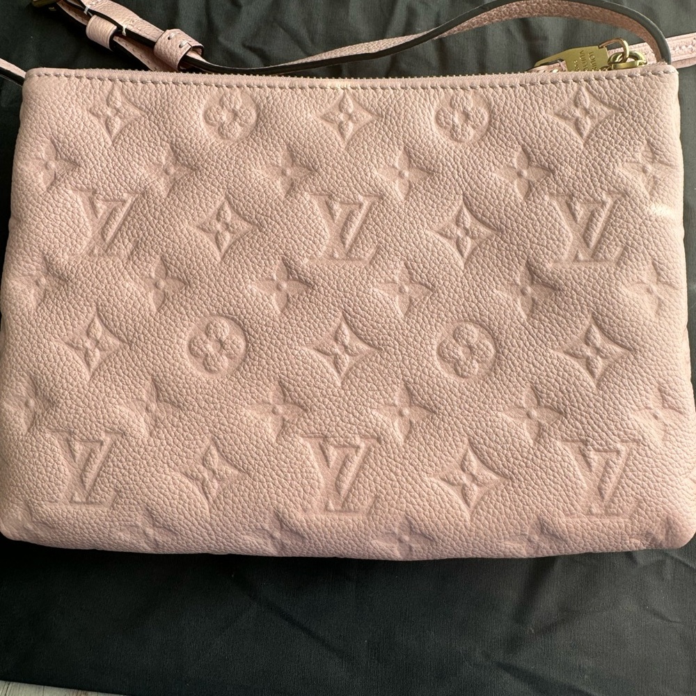 Authentic Louis Vuitton Empreinte Twice Rose Ballerine - Picture 6 of 12